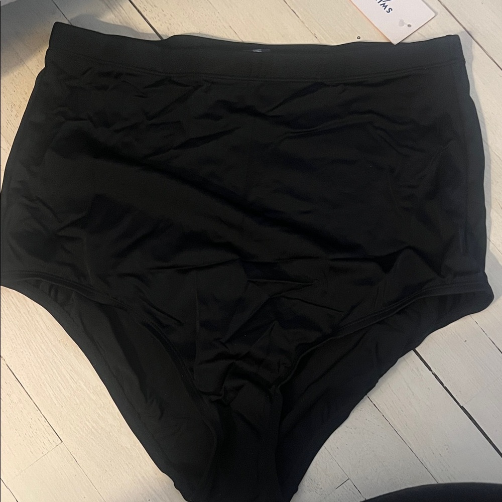 Swimsuits For All Classic Black Swimwear